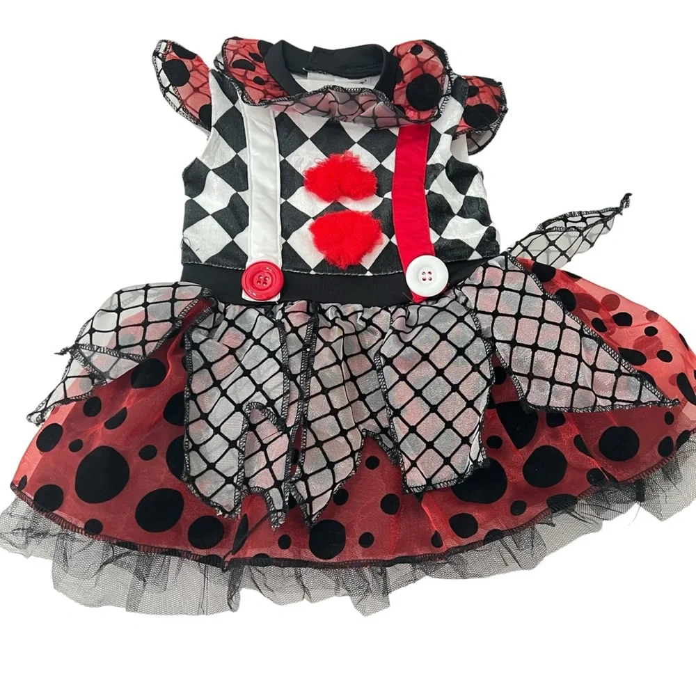 Spirit Twisted Clown Toddler 2T Halloween Costume - Picture 2 of 11